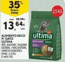 Continente Bom dia Ultima - alimento seco p/ gato promoção