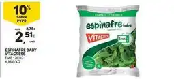 Continente Bom dia Vitacress - espinafre baby promoção