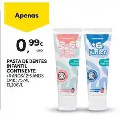 Continente Bom dia Continente - pasta de dentes infantil promoção