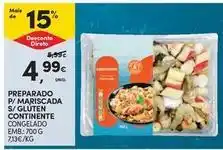 Continente Bom dia Continente - preparado p/ mariscada s/ gluten promoção