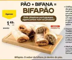 Continente Bom dia Bifapão o sabor da bifana, ja dentro do pão promoção