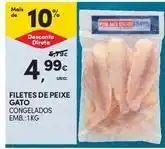 Continente Bom dia Filetes de peixe gato promoção