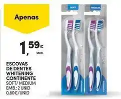 Continente Bom dia Continente - escovas de dentes whitening promoção
