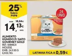 Continente Bom dia Gourmet - alimento humido p/ gato promoção