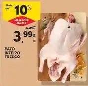 Continente Bom dia Pato - inteiro fresco promoção