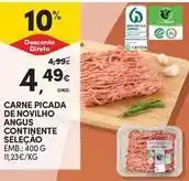 Continente Bom dia Picada - carne de novilho angus continente selecao promoção