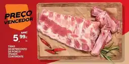 Continente Bom dia Continente - tiras de entrecosto pañço promoção