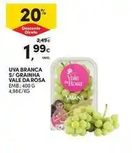 Continente Bom dia Vale da rosa - uva branca s/grainha promoção