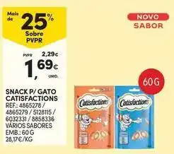 Continente Bom dia Snack p/ gato promoção