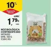 Continente Bom dia Continente bio - noz biologica promoção