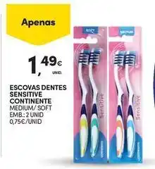Continente Bom dia Continente - escovas dentes sensitive promoção