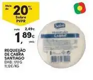 Continente Bom dia Santiago - requeijão de cabra promoção