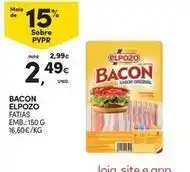 Continente Bom dia Elpozo - bacon promoção