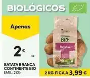 Continente Bom dia Bio - batata branca continente bio promoção