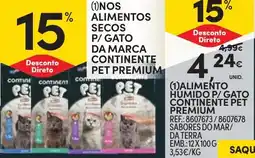 Continente alimento seco p/ gato da marca continent pet premium promoção