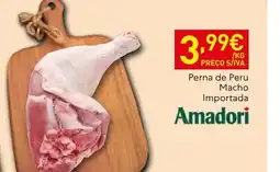 Recheio Perna de peru macho importada amadori promoção