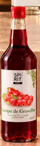 Recheio Spirit xarope de groselha promoção