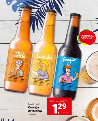 Lidl Cerveja Artesanal 0,33L promoção