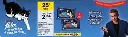 Continente Alimento humido P/gato felix promoção