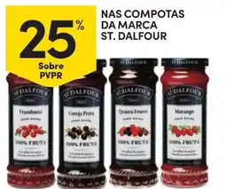 Continente Nas compotas da marca St. dalfour promoção