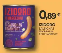 Miranda Supermercados Izidoro salsichas tipo frankfurt promoção