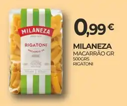 Miranda Supermercados milaneza macarrão gr rigatoni promoção