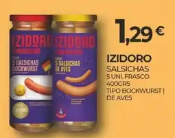Miranda Supermercados Izidoro salsichas de aves promoção