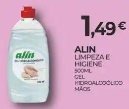 Miranda Supermercados Alin gel hidroalcoólico mãos promoção