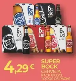 Miranda Supermercados super bock cerveja promoção