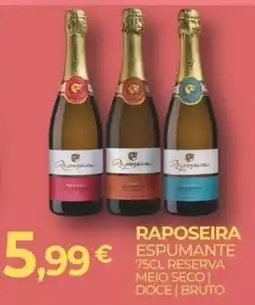 Miranda Supermercados Raposeira espumante promoção