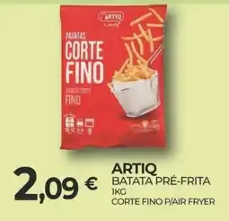 Miranda Supermercados Artiq batata pré-frita corte fino p/air fryer promoção