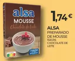 Miranda Supermercados Alsa mousse chocolate de leite promoção
