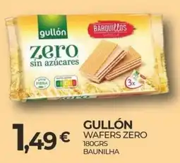 Miranda Supermercados Gullón wafers zero promoção