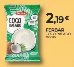Miranda Supermercados ferbar coco ralado promoção