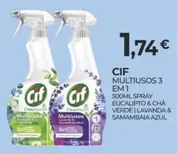 Miranda Supermercados Cif multiusos 3 em 1 promoção
