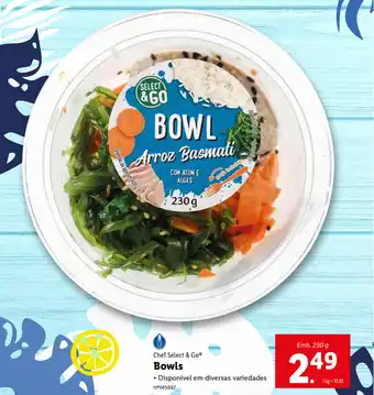 Lidl Chef Select & Go Bowls 230g promoção