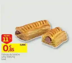 Auchan Folhado de Salsicha promoção
