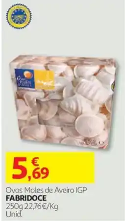 Auchan ovos moles de aveiro igp fabridoce promoção