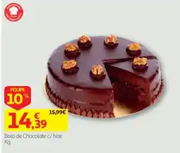 Auchan Bolo de Chocolate c/ Noz promoção