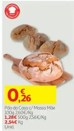 Auchan Pão da Casa c/ Massa Mãe promoção