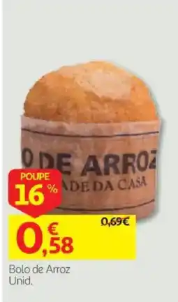 Auchan Bolo de Arroz Unid. promoção