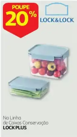 Auchan lock&lock caixas conservação lock plus promoção