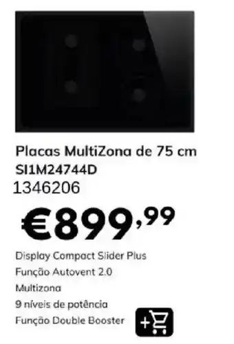 Placas MultiZona de 75 cm