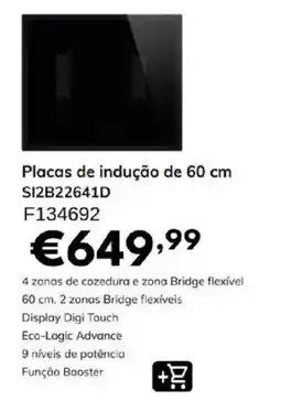 Radio Popular Placas de indução de 60 cm promoção