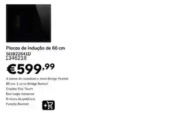 Radio Popular Placas de indução de 60 cm promoção