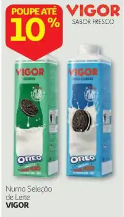Auchan Leite vigor sabor fresco promoção