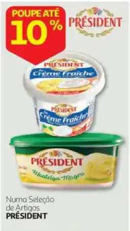 Auchan President creme fraiche promoção