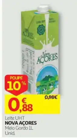 Auchan Leite UHT NOVA AÇORES promoção