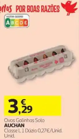 Auchan ovos galinhas solo auchan promoção
