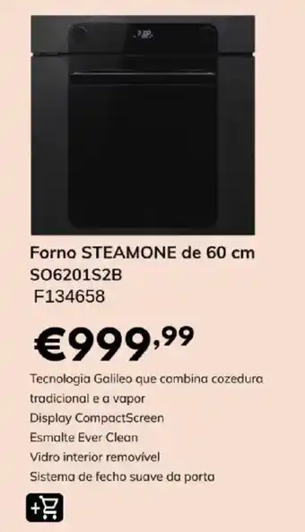 Forno steamone de 60 cm